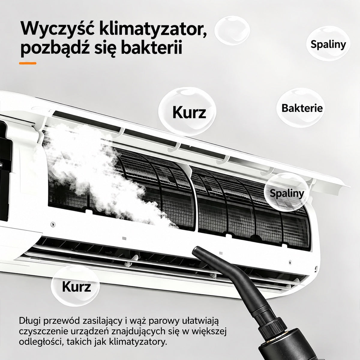 Steamix czyszczenie klimatyzacji